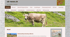 Desktop Screenshot of ob-news.ch